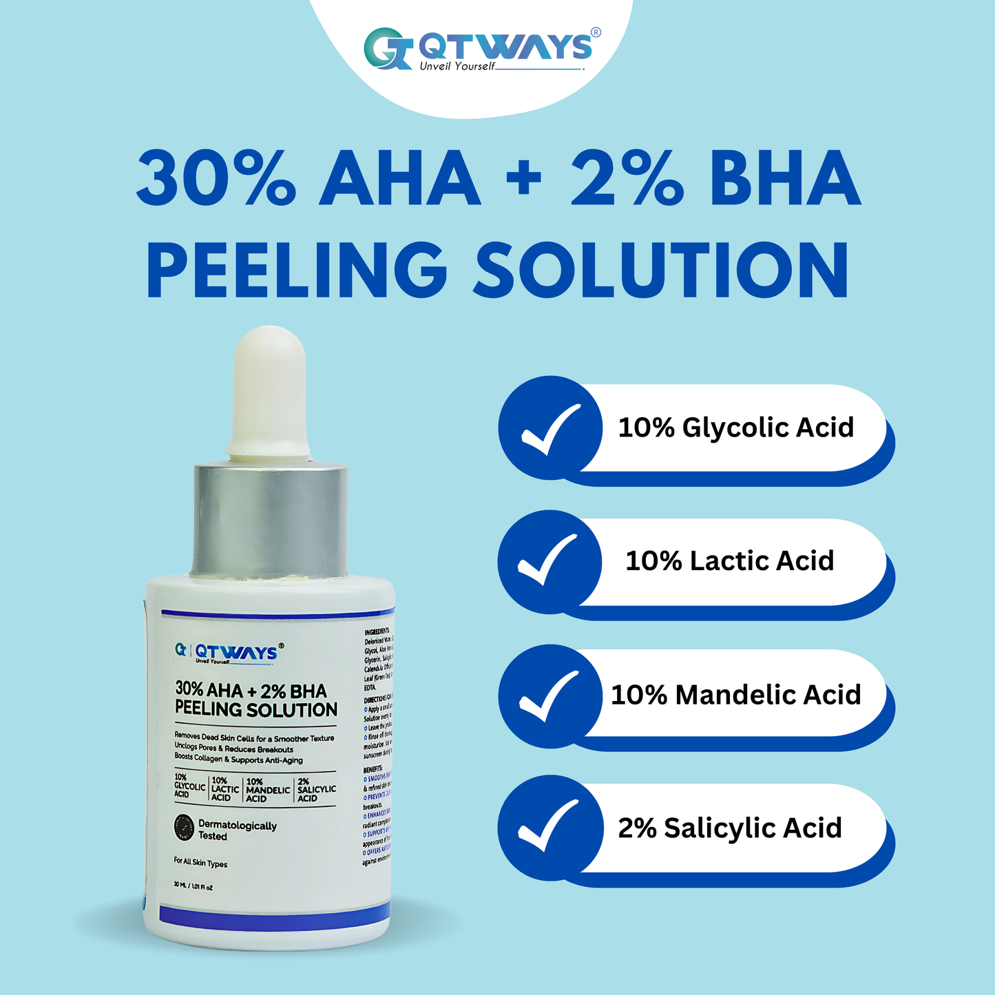 30% AHA + 2% BHA PEELING SOLUTION