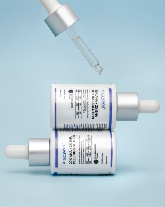 30% AHA + 2% BHA Peeling Solution with D-Panthenol — India’s Only Peel That Repairs While It Exfoliates