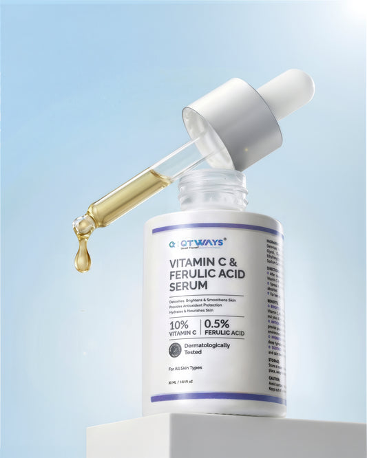 Vitamin C & 0.5% 10% Ferulic Acid Brightening Serum — The Antioxidant Powerhouse for Glowing, Even-Toned Skin