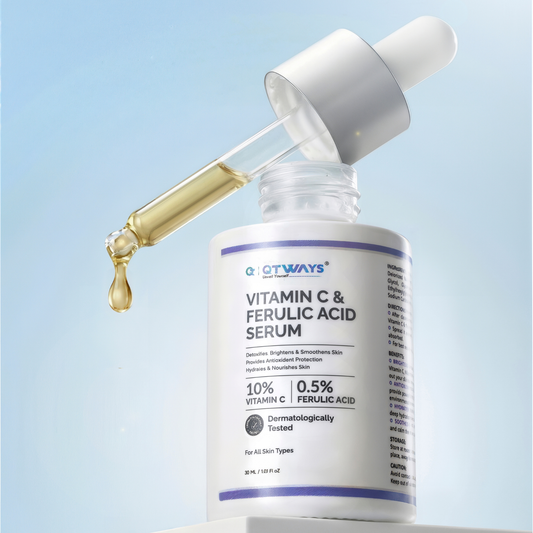 Vitamin C & 0.5% 10% Ferulic Acid Brightening Serum — The Antioxidant Powerhouse for Glowing, Even-Toned Skin