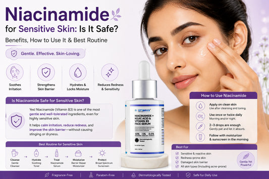 Niacinamide for Sensitive Skin: Is It Safe? Benefits, How to Use It & Best Routine
