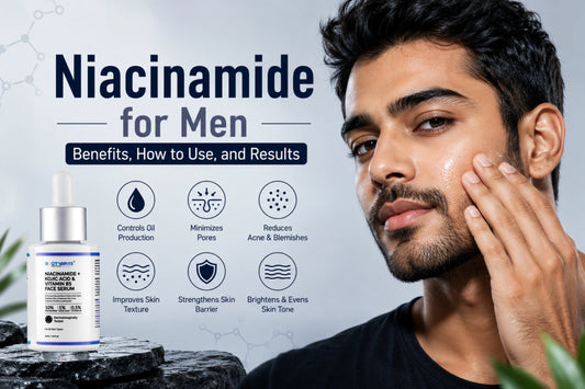 Niacinamide for Men – Benefits, How to Use, and Results for Indian Skin