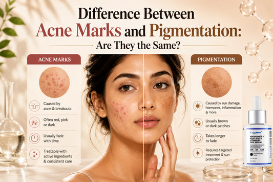 QTWAYS serum for acne marks and pigmentation differences