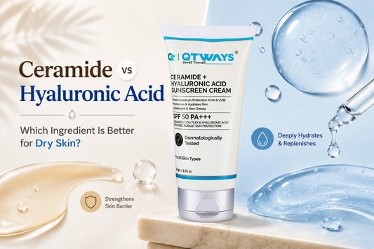 Ceramide vs Hyaluronic Acid: Which Ingredient Is Better for Dry Skin?