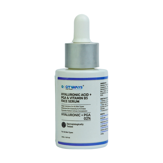 HYALURONIC ACID + PGA + VITAMIN B5 FACE SERUM