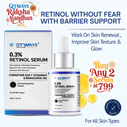 0.3% Retinol Serum with Bakuchiol & Vitamin B5