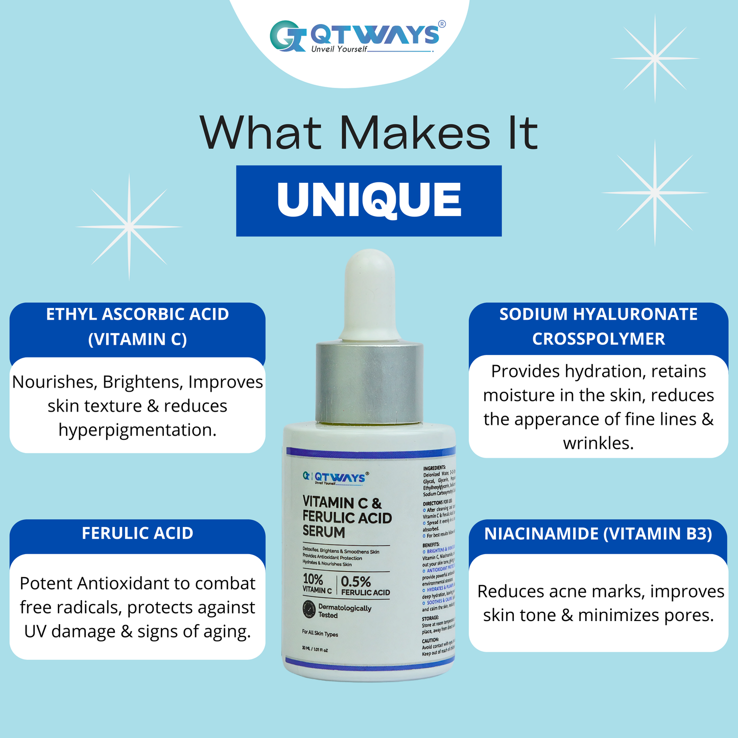 10% VITAMIN C & 0.5% FERULIC ACID SERUM