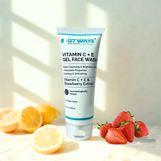 VITAMIN C + E GEL FACE WASH