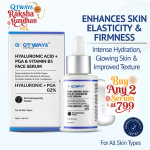 2% Hyaluronic Acid + PGA & Vitamin B5 Face Serum