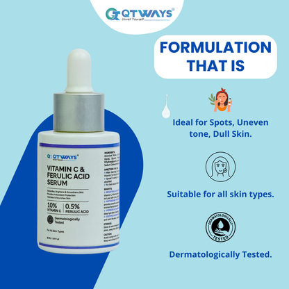 10% VITAMIN C & 0.5% FERULIC ACID SERUM