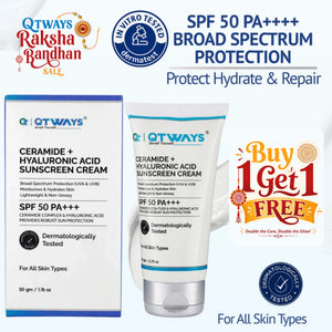 Ceramide + Hyaluronic Sunscreen SPF 50 PA++++