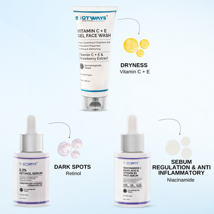QTWAYS Anti-Acne Kit Combo