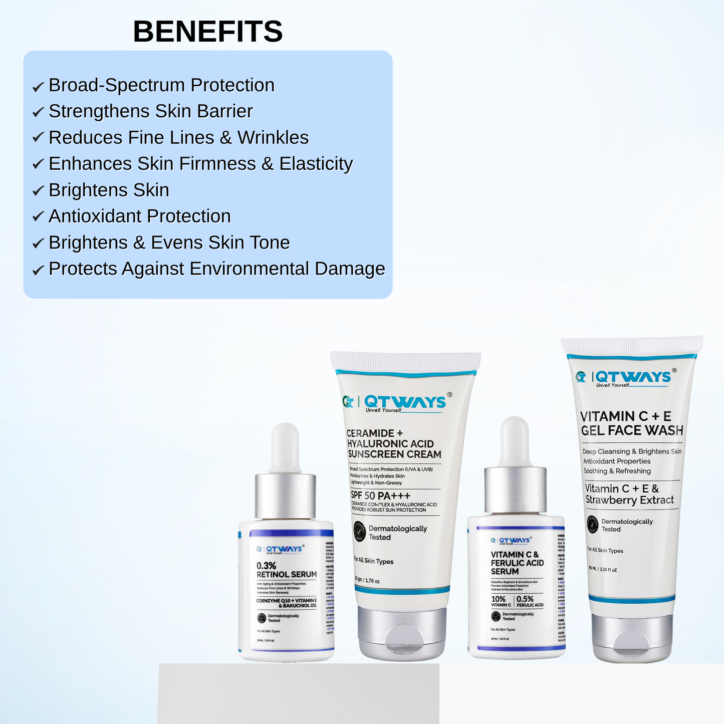 QTWAYS Anti-Aging Kit Combo