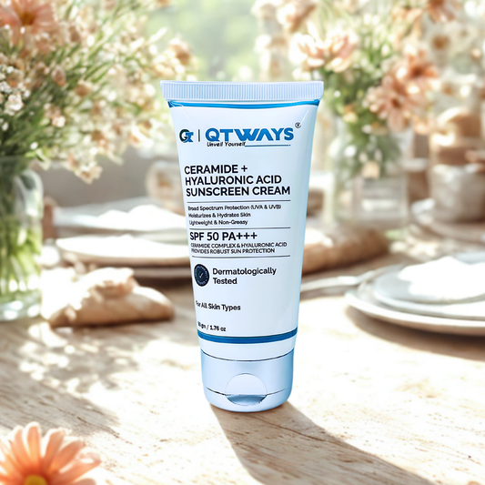 CERAMIDE + HYALURONIC ACID SUNSCREEN CREAM SPF 50 PA+++