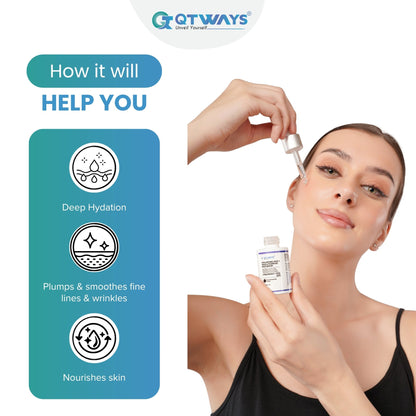 HYALURONIC ACID + PGA + VITAMIN B5 FACE SERUM