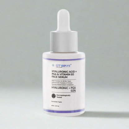 HYALURONIC ACID + PGA + VITAMIN B5 FACE SERUM