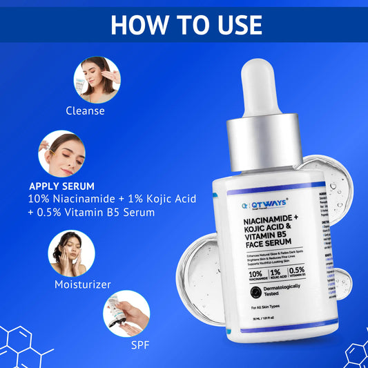10% Niacinamide + 1% Kojic Acid & Vitamin B5 Serum
