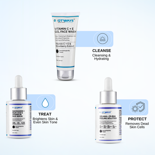 QTWAYS Oily Skin Kit Combo