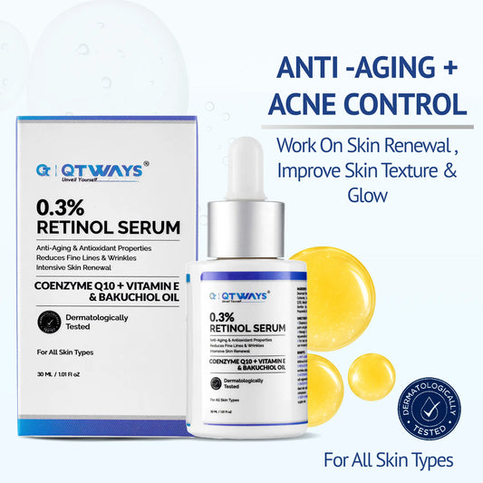 0.3% Retinol Serum with Bakuchiol & Vitamin B5