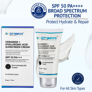 Ceramide + Hyaluronic Sunscreen SPF 50 PA++++