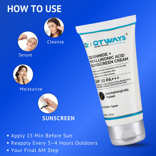 Ceramide & Hyaluronic Sunscreen SPF 50 PA++++