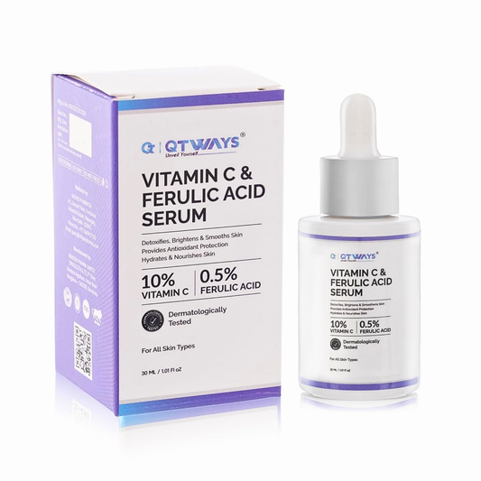 Vitamin C & 0.5% 10% Ferulic Acid Brightening Serum — The Antioxidant Powerhouse for Glowing, Even-Toned Skin