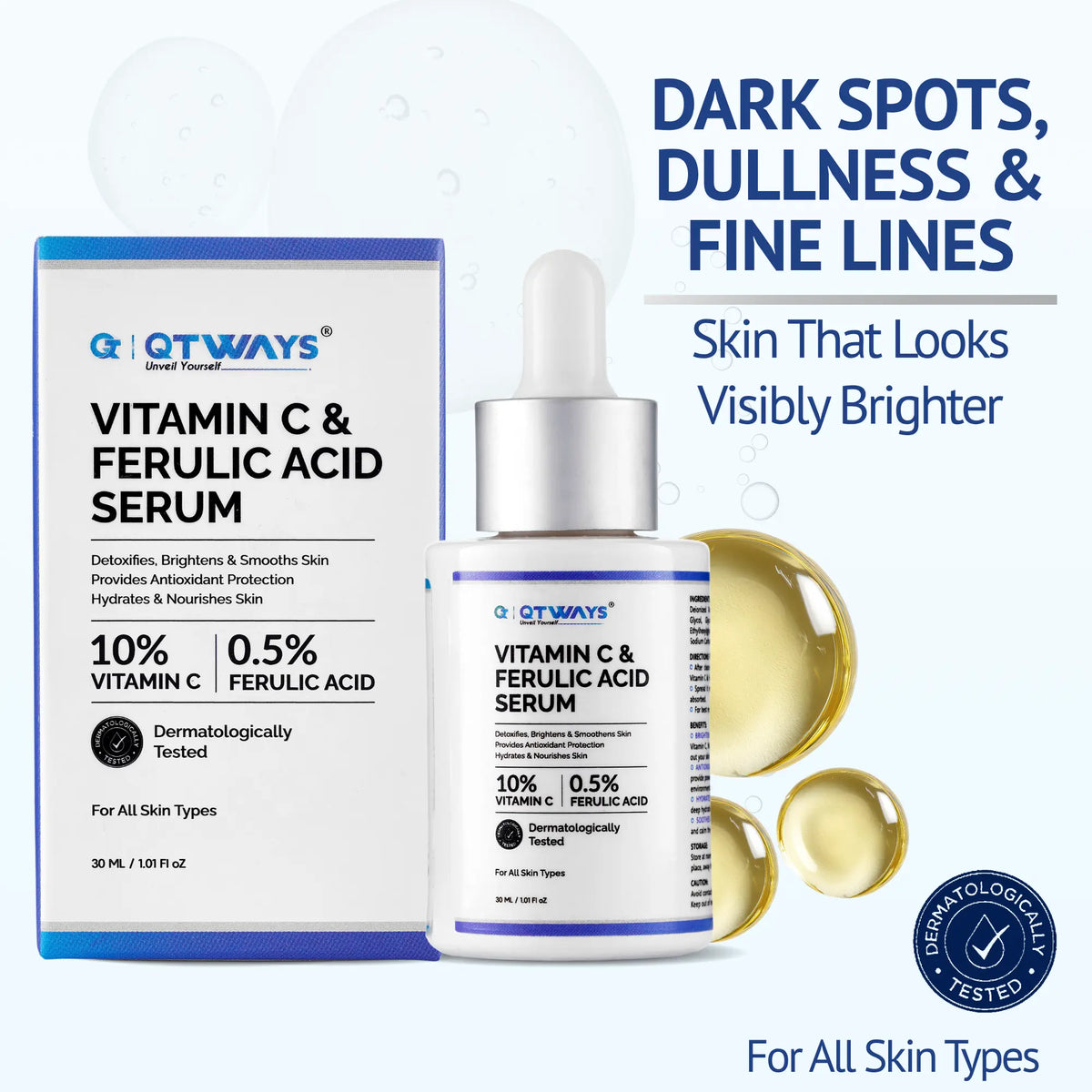 10% Vitamin C & 0.5% Ferulic Acid Brightening Serum