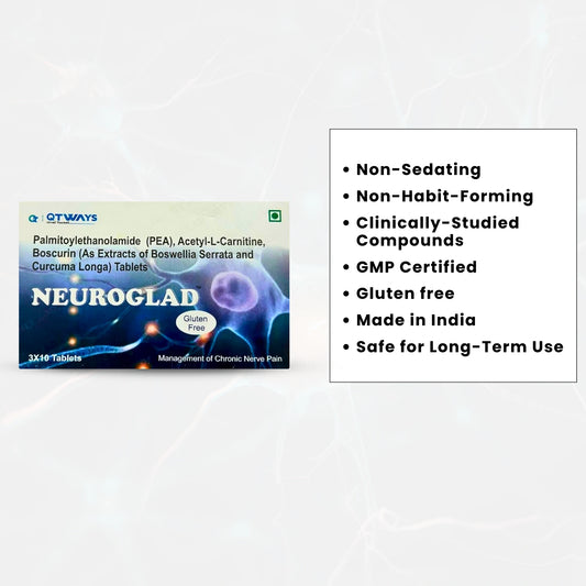 Neuroglad nerve support tablets key benefits and quality assurance