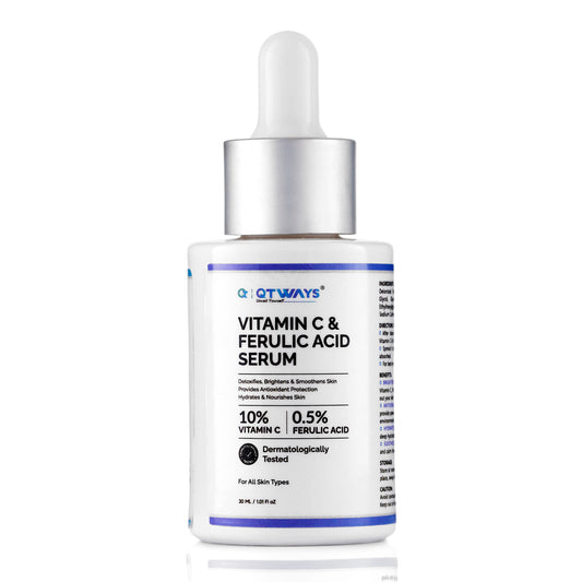 Vitamin C & 0.5% 10% Ferulic Acid Brightening Serum — The Antioxidant Powerhouse for Glowing, Even-Toned Skin